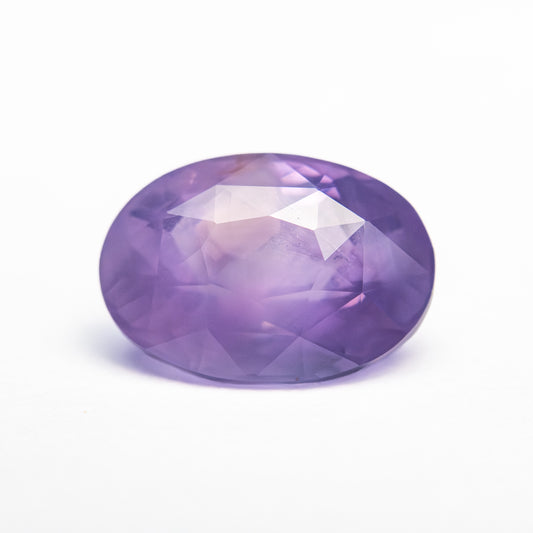 3.51ct Lavender Oval Brilliant Cut Sapphire
