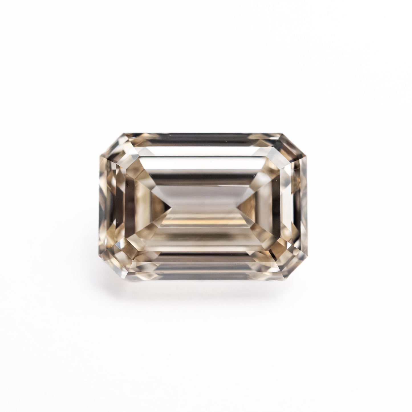 2.02 ct Champagne Emerald Step Cut Diamond