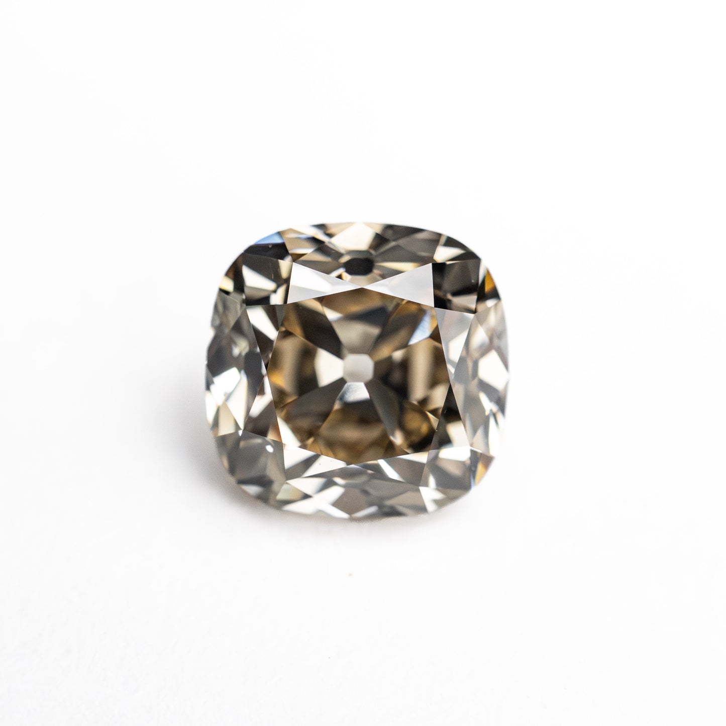 1.91 ct Champagne Modern Antique Old Mine Cut Diamond