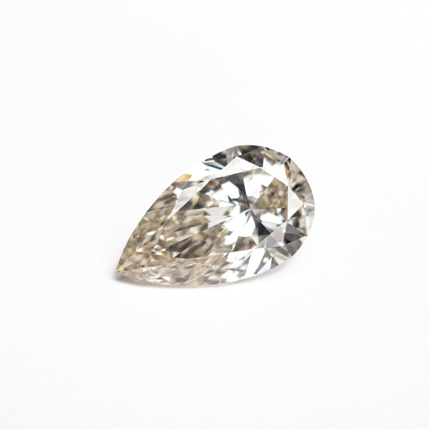 1.01 ct Champagne Pear Brilliant Cut Diamond