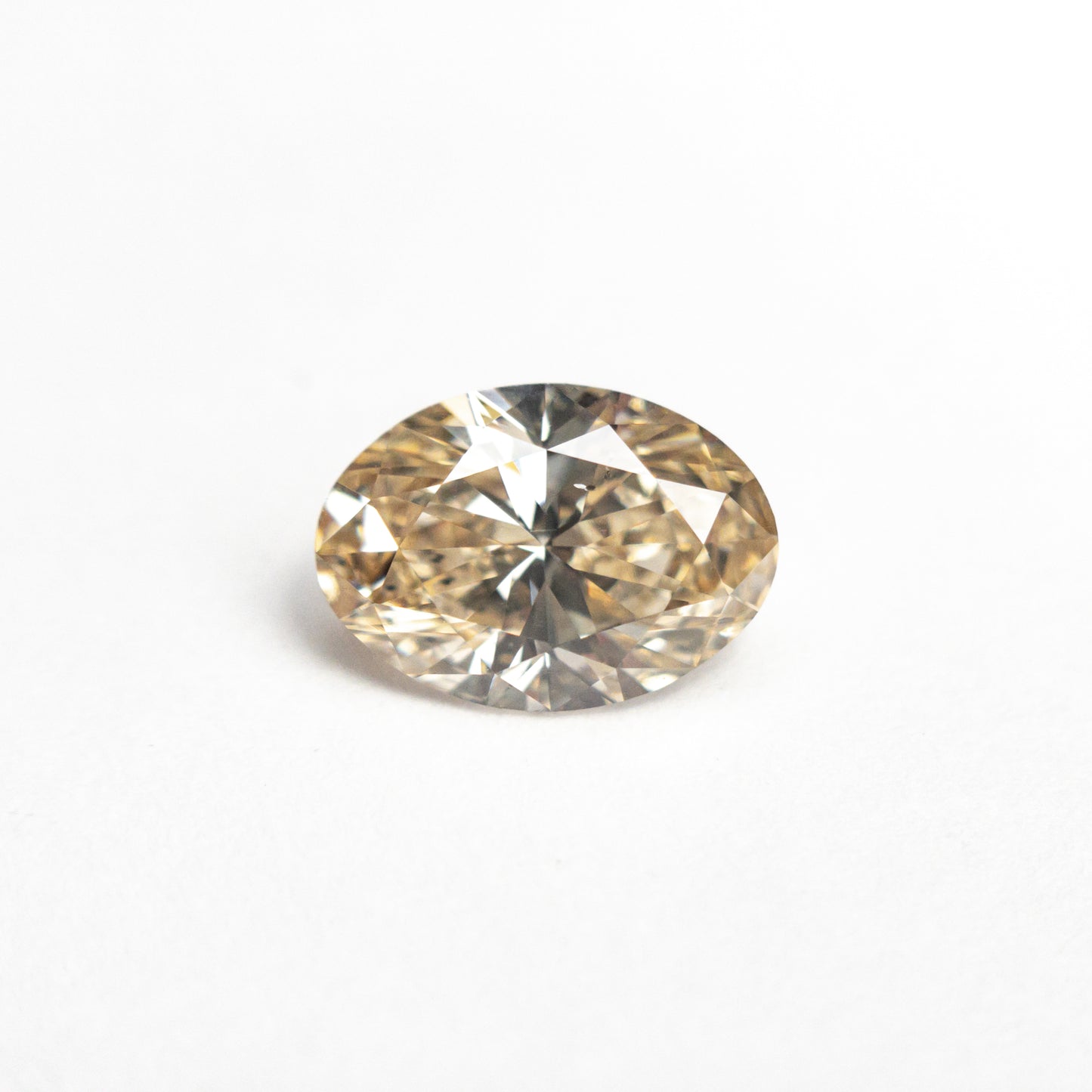 1.00 ct Champagne Oval Brilliant Cut Diamond