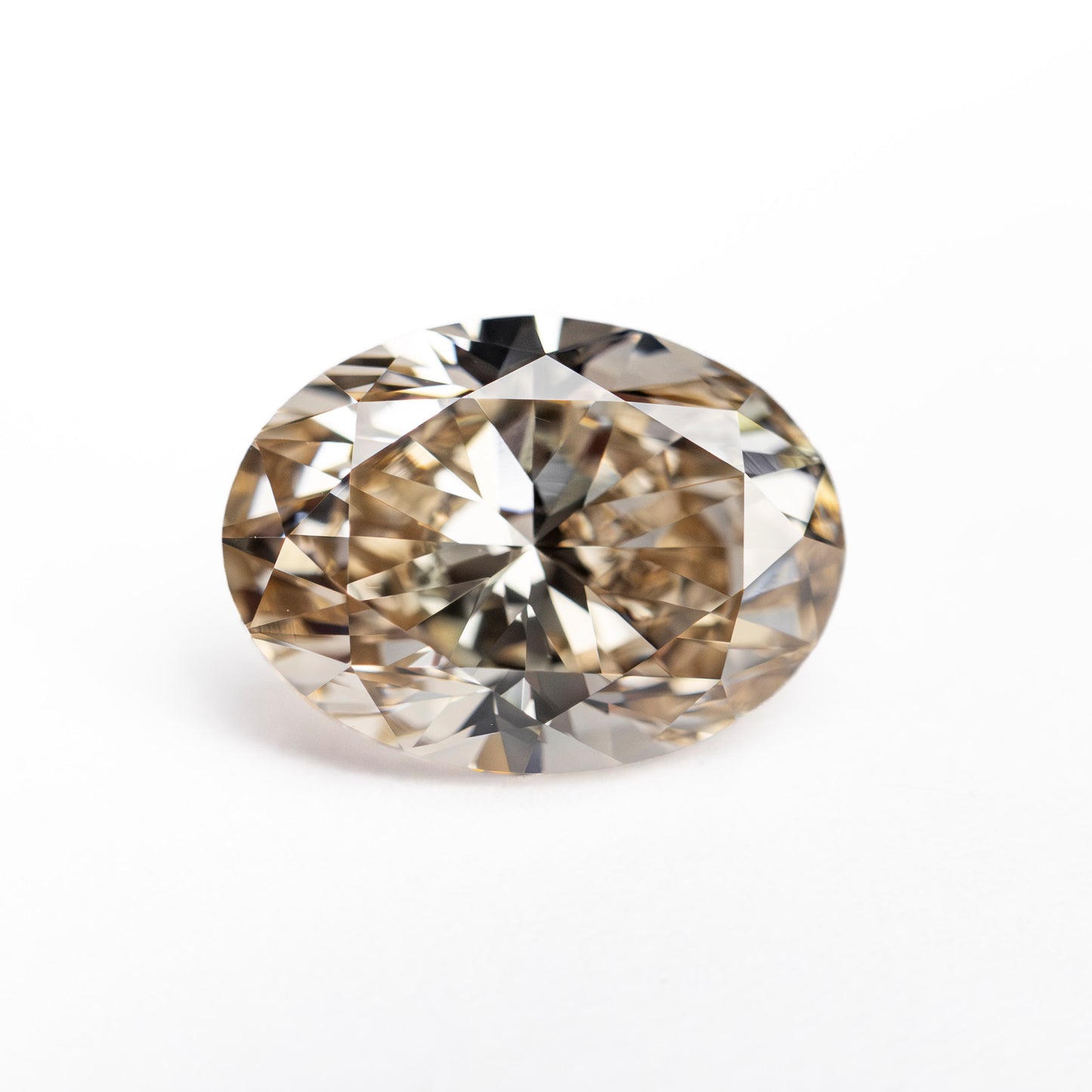 2.01 ct Champagne Oval Brilliant Cut Diamond