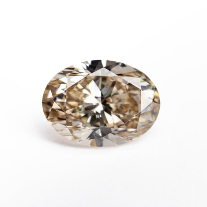 2.01 ct Champagne Oval Brilliant Cut Diamond