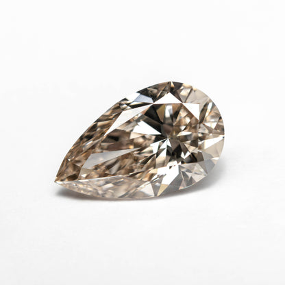 1.05ct Champagne Pear Brilliant Cut Diamond