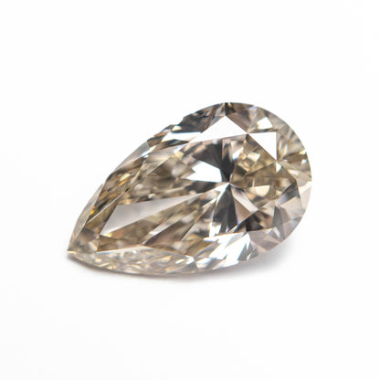 1.80ct Champagne Pear Brilliant Cut Diamond