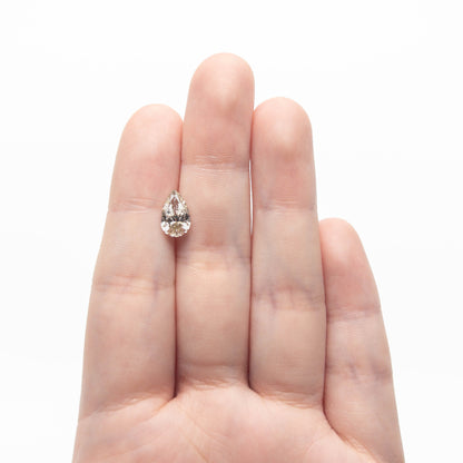 1.80ct Champagne Pear Brilliant Cut Diamond