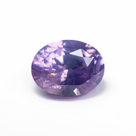2.57ct Purple Oval Brilliant Cut Sapphire
