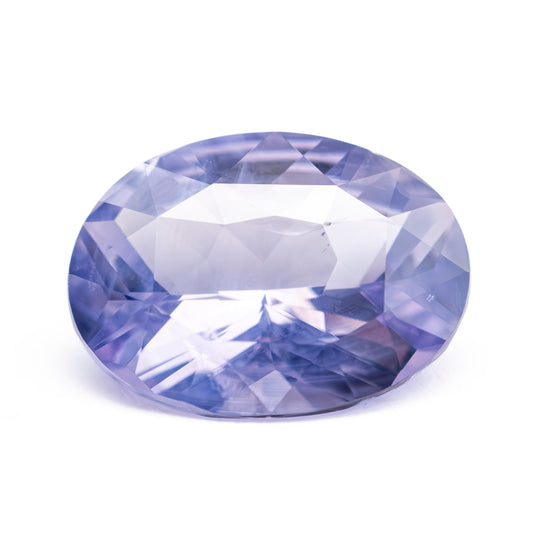 4.55ct Periwinkle Oval Brilliant Cut Sapphire
