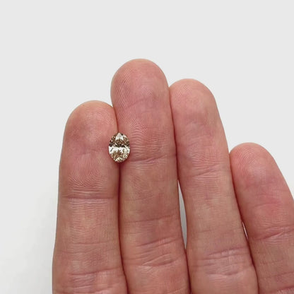 1.00 ct Champagne Oval Brilliant Cut Diamond