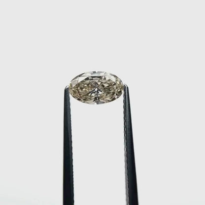 1.00ct Champagne Oval Brilliant Cut Diamond
