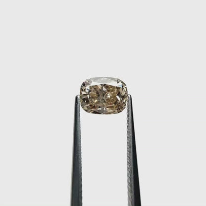 1.58 ct Champagne Cushion Brilliant Cut Diamond