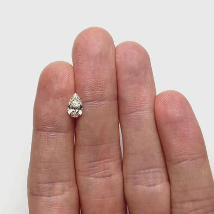 1.01 ct Champagne Pear Brilliant Cut Diamond