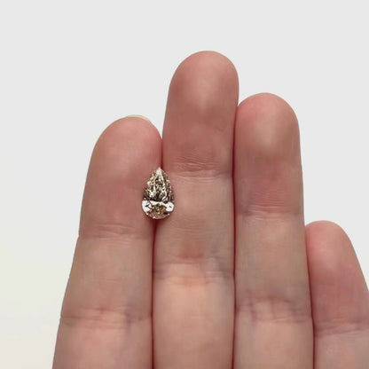1.80ct Champagne Pear Brilliant Cut Diamond