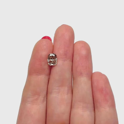 1.58 ct Champagne Cushion Brilliant Cut Diamond