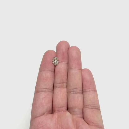 2.01 ct Champagne Oval Brilliant Cut Diamond